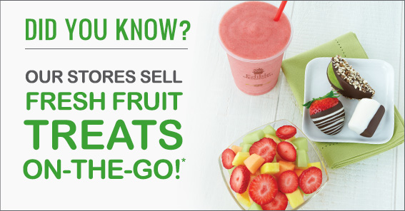 Did you Know? Our stores sell fresh fruit treats on-the-go